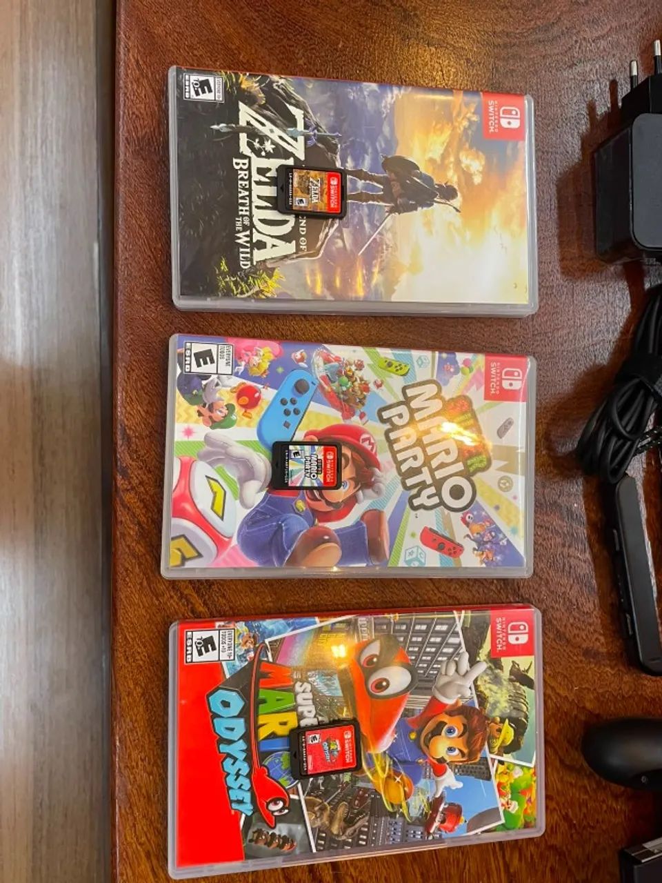 Nintendo switch oled com 3 jogos  - Foto 3