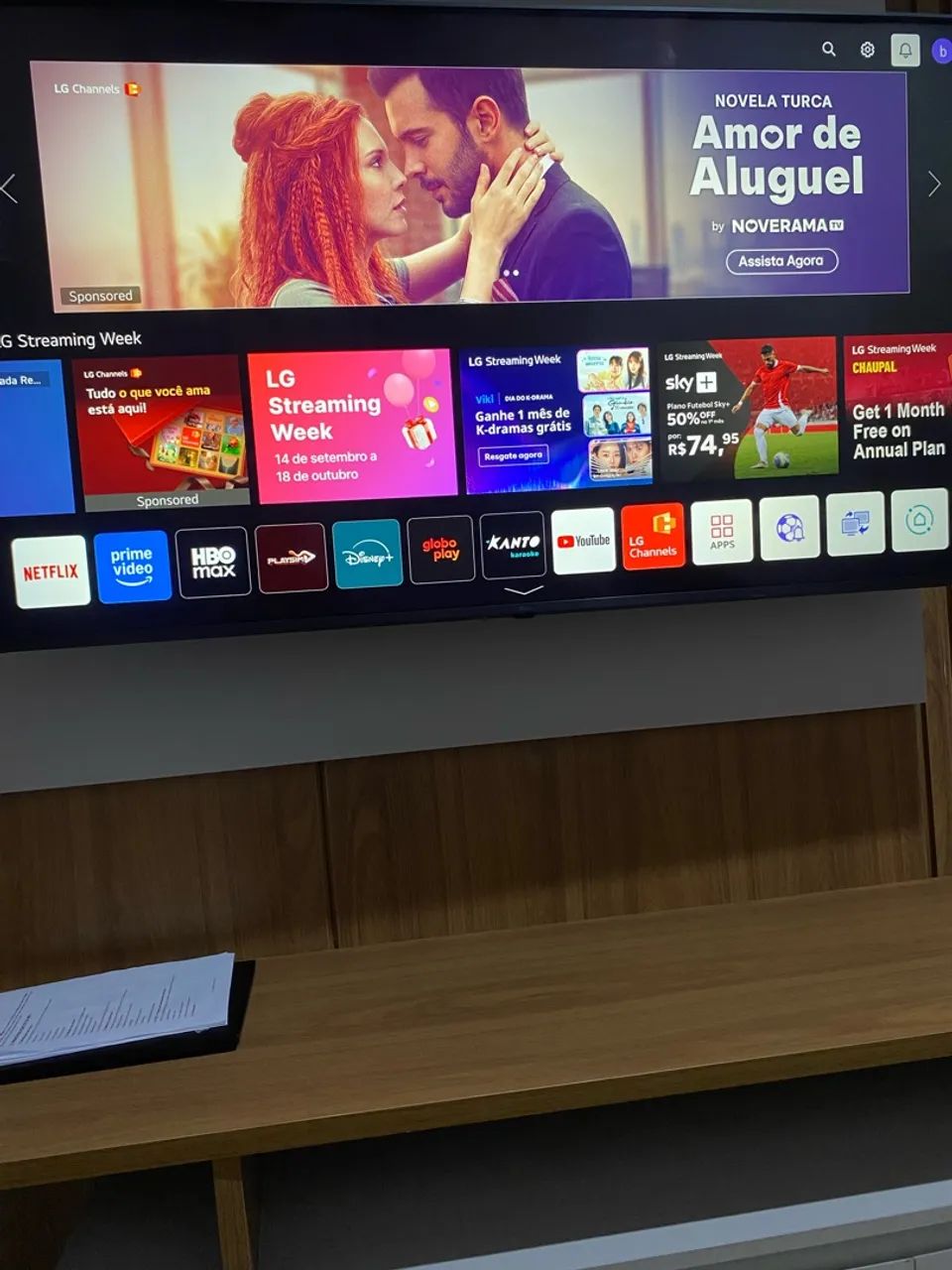 SMART TV LG 55 polegadas 