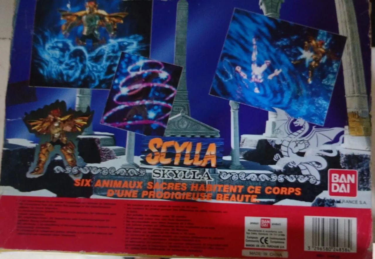 Tô de Scylla Vintage DIECAST 1987 França Bandai - Foto 6