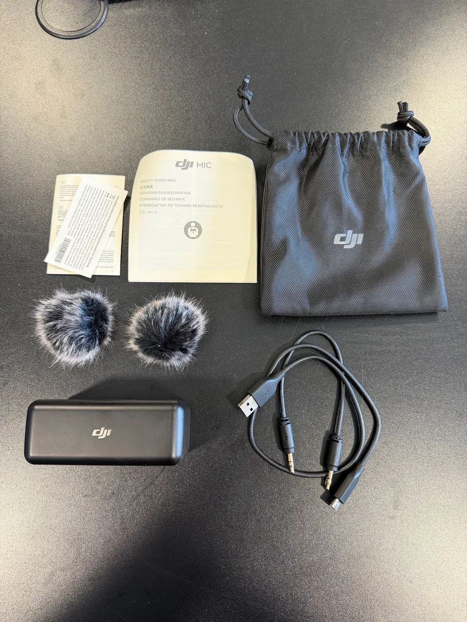 Microfone sem fio Dji Mic Combo USB-C e Lightning  - Foto 3