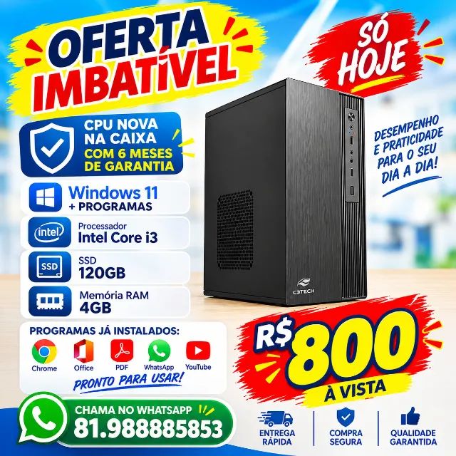 CPU NOVA NA CAIXA COM Garantia 6 MESES - Foto 2