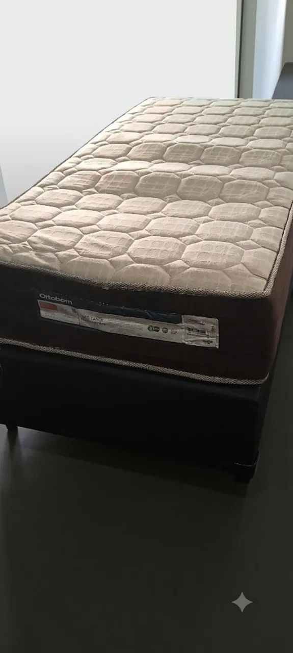 Vendo Cama Box solteiro Ortobom - Foto 2