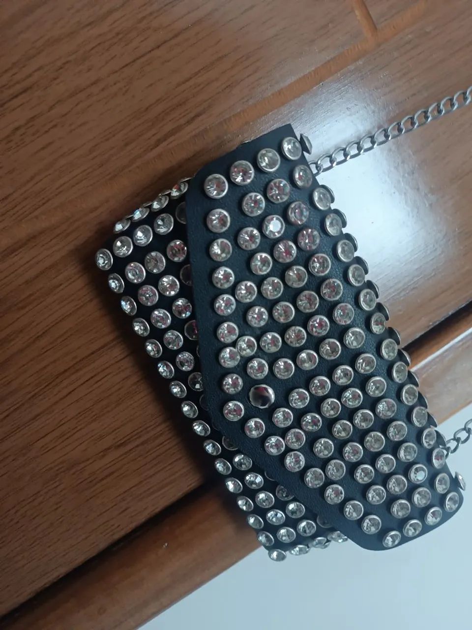 Bolsa preta de festa - Foto 2