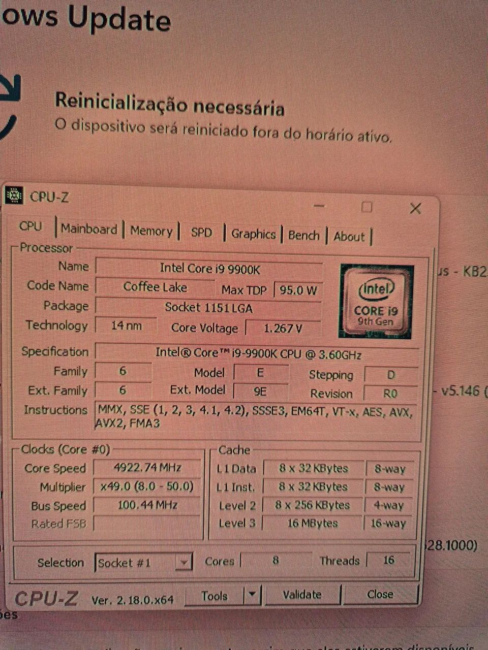 Intel core i9 990k