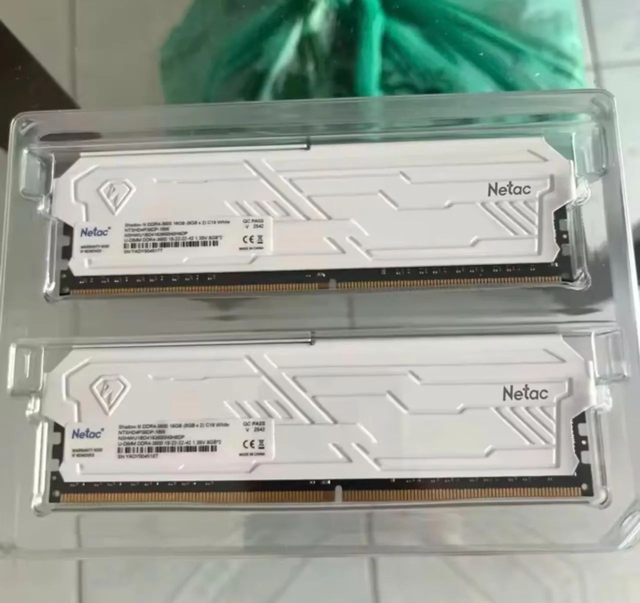 Kit memória Ram 2x8gb 3200mhz DDR4 Netac ( LACRADA) - Foto 4