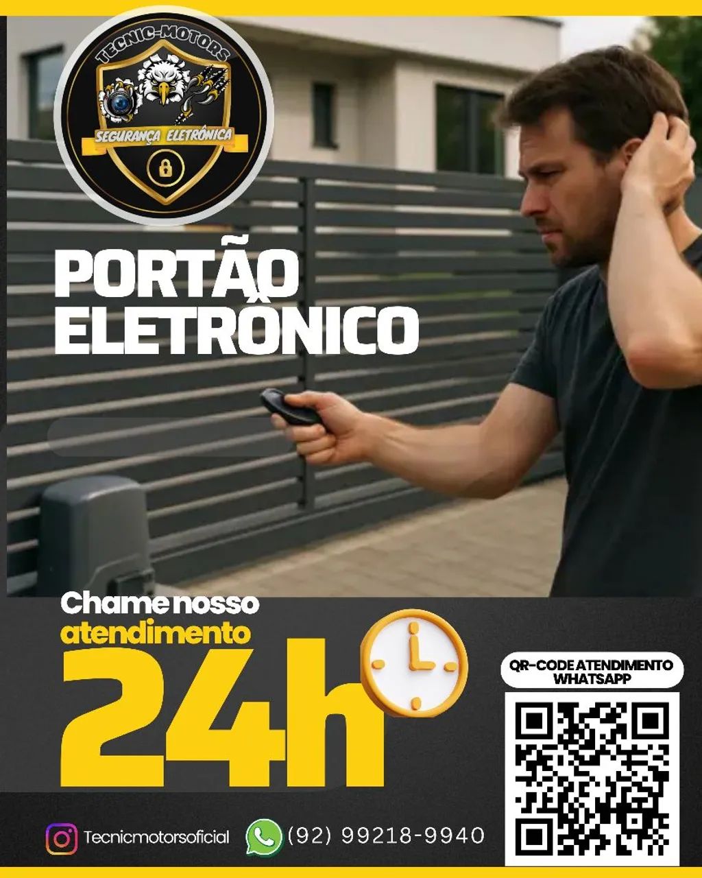 PORTÃO AUTOMÁTICO 24H