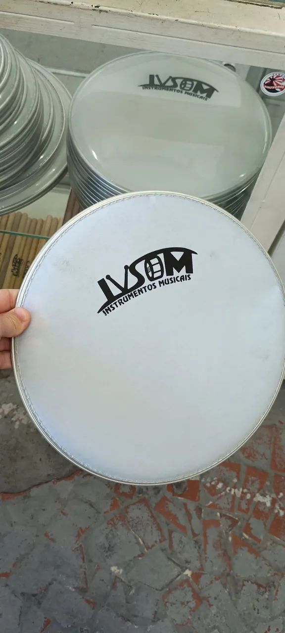 Peles 12" polegadas Porosa para pandeiro na promoção  - Foto 3