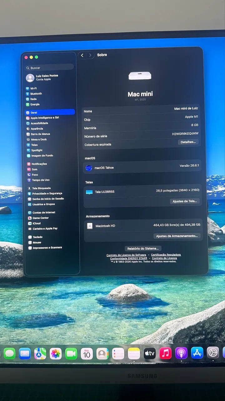 Apple Mini Mac M1 8gb 512gn SSD Poderoso atualizado macOS Tahoe - Foto 4