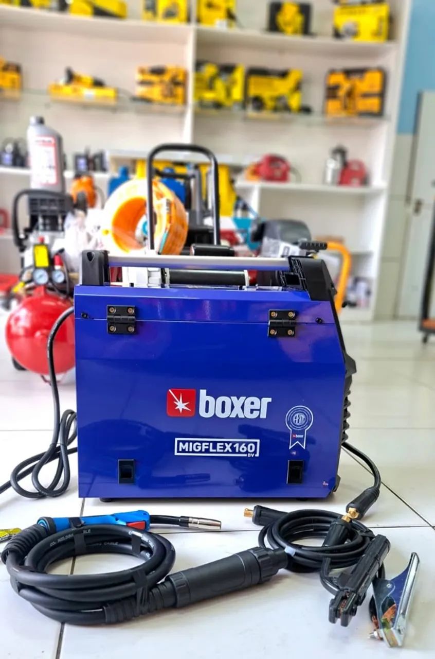 Inversora maquina de solda 160 migflex Boxer - Entrega Gratis - Foto 4
