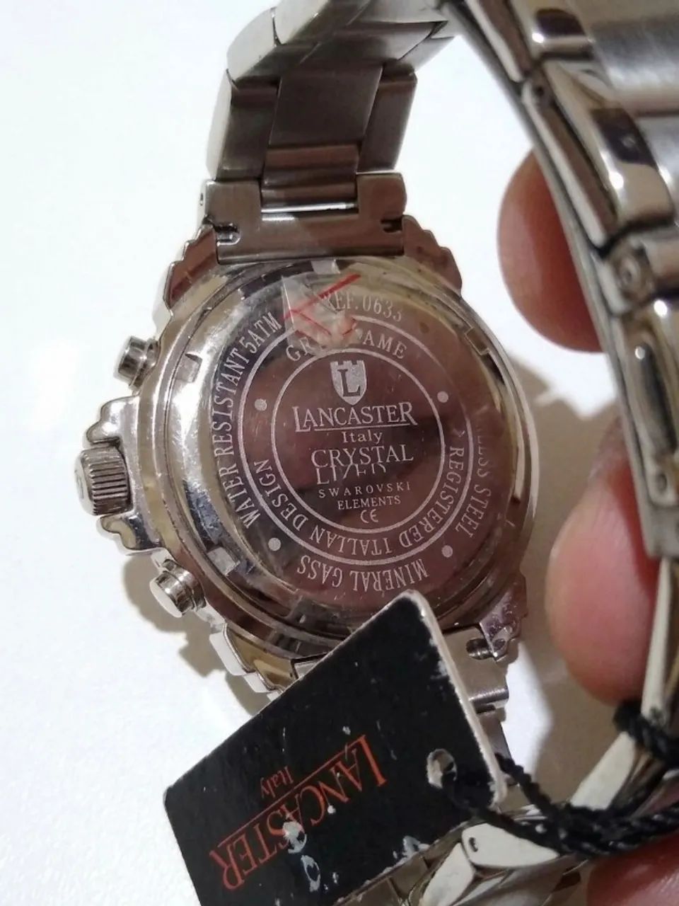 Relógio Lancaster Italy Original - Caixa com Pedras Swarovski - Foto 3