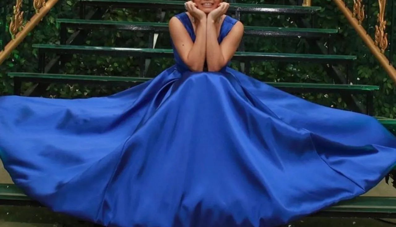 Vestido festa azul - Foto 3