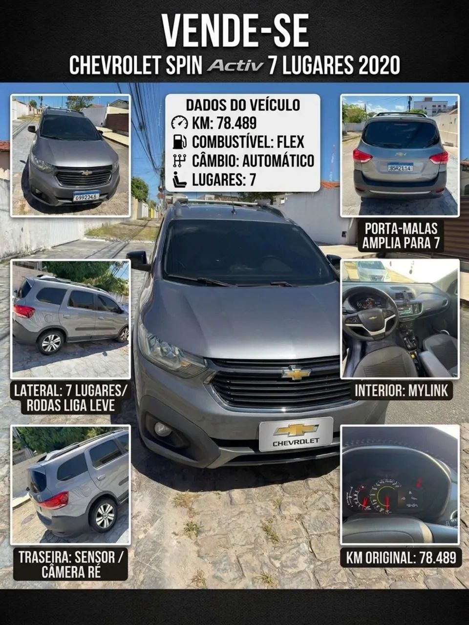 Chevrolet Spin SPIN ACTIV7 1.8 8V Econo.Flex 5p Aut. 2020