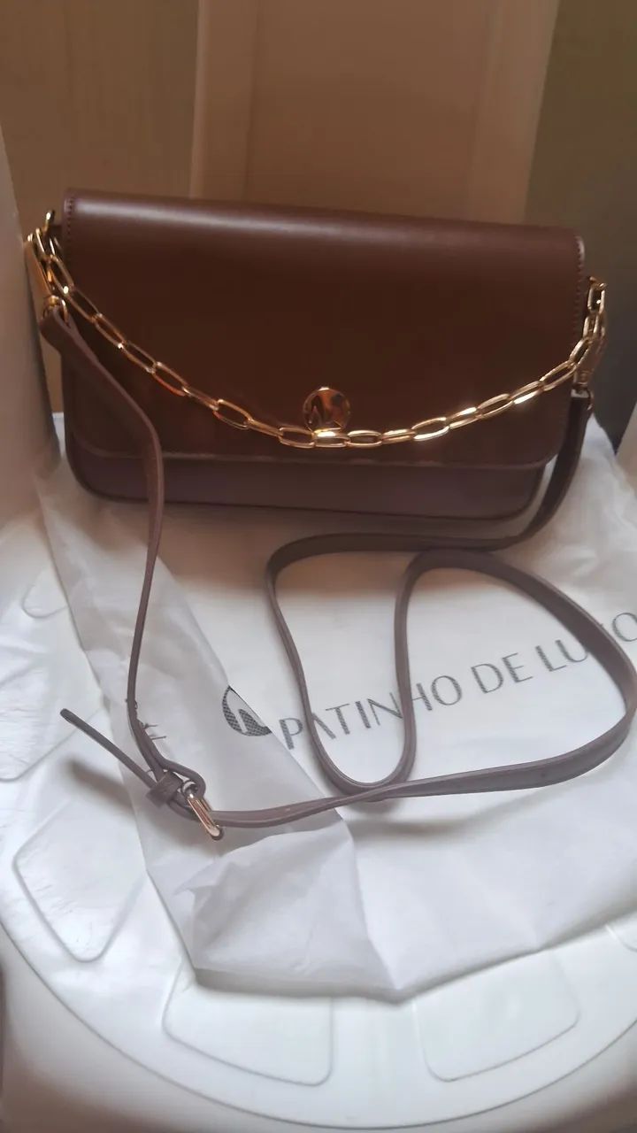 bolsa sapatinho de luxo nova