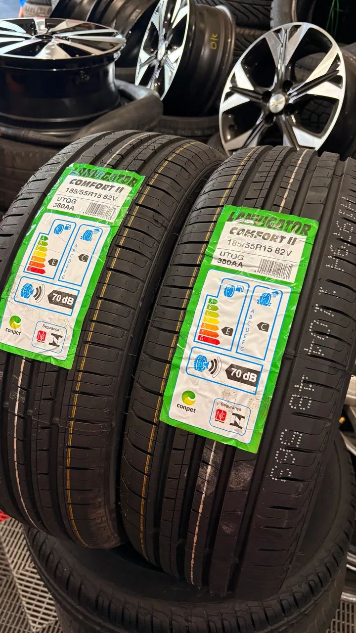 2 pneus 185/55r15 - Peças para carros, vans e utilitários
