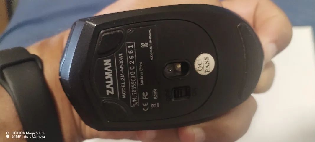 MOUSE ZALMAN ZM-M500WL ÓPTICO 3000 DPI - Foto 3