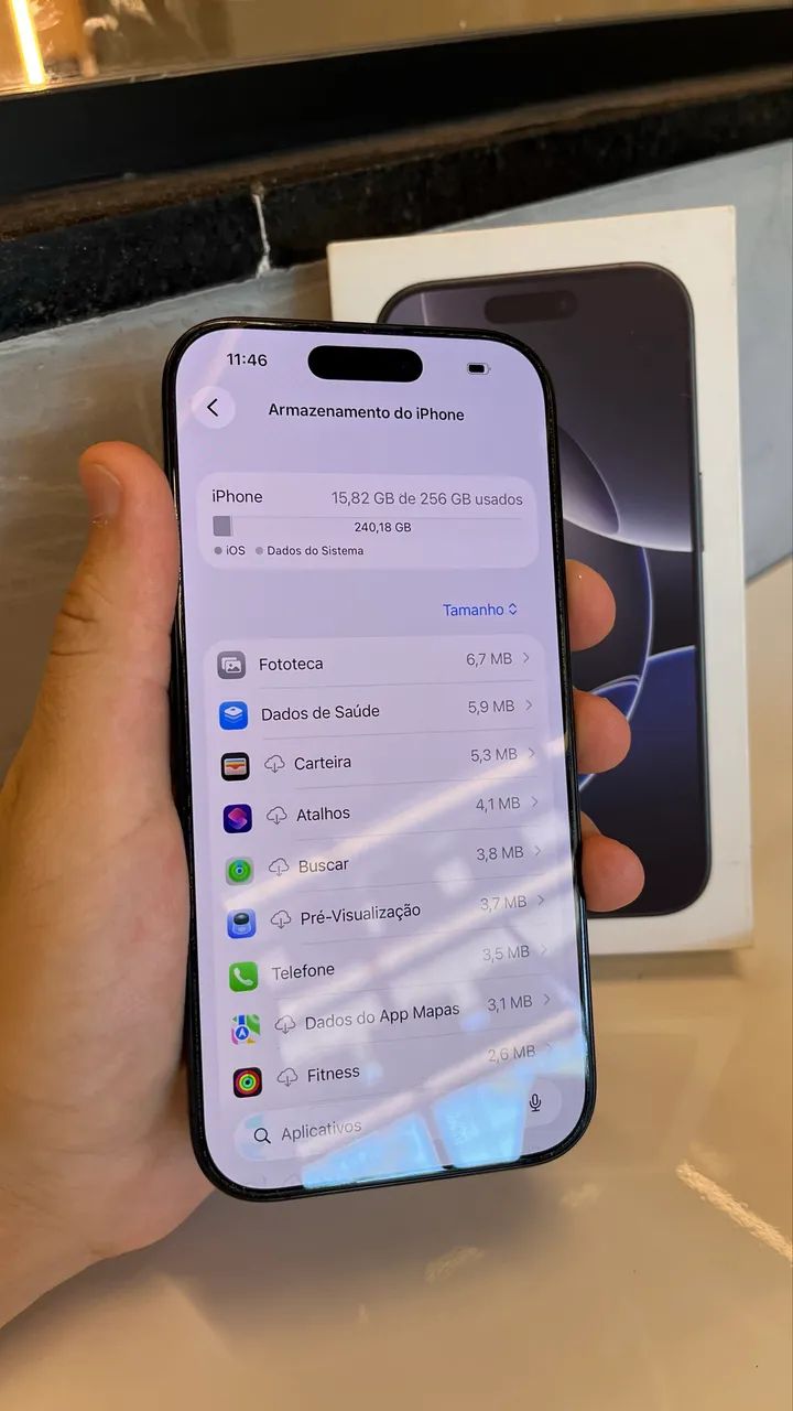 iPhone 16 Pro 256GB - Black Titanium - Celulares e Smartphones iPhone 16 Pro 256GB - Black Titanium - Celulares e Smartphones
