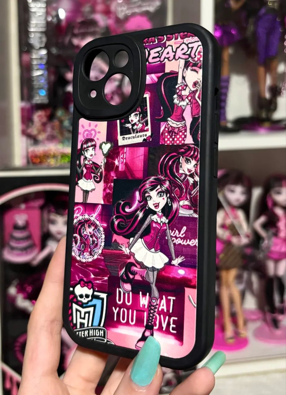 Case capinha Draculaura monster high iphone 15 - Foto 2