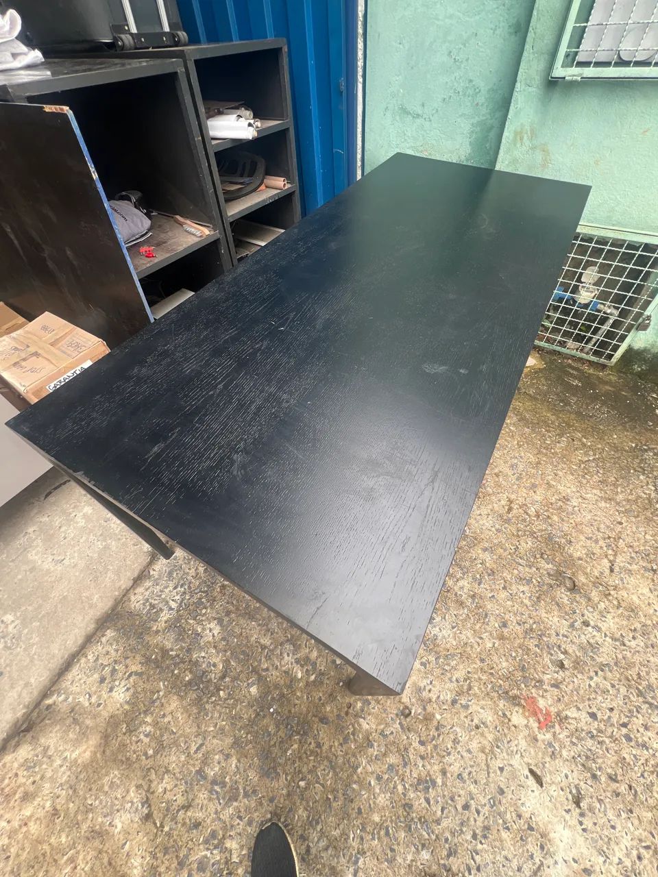 Mesa de jantar preta
