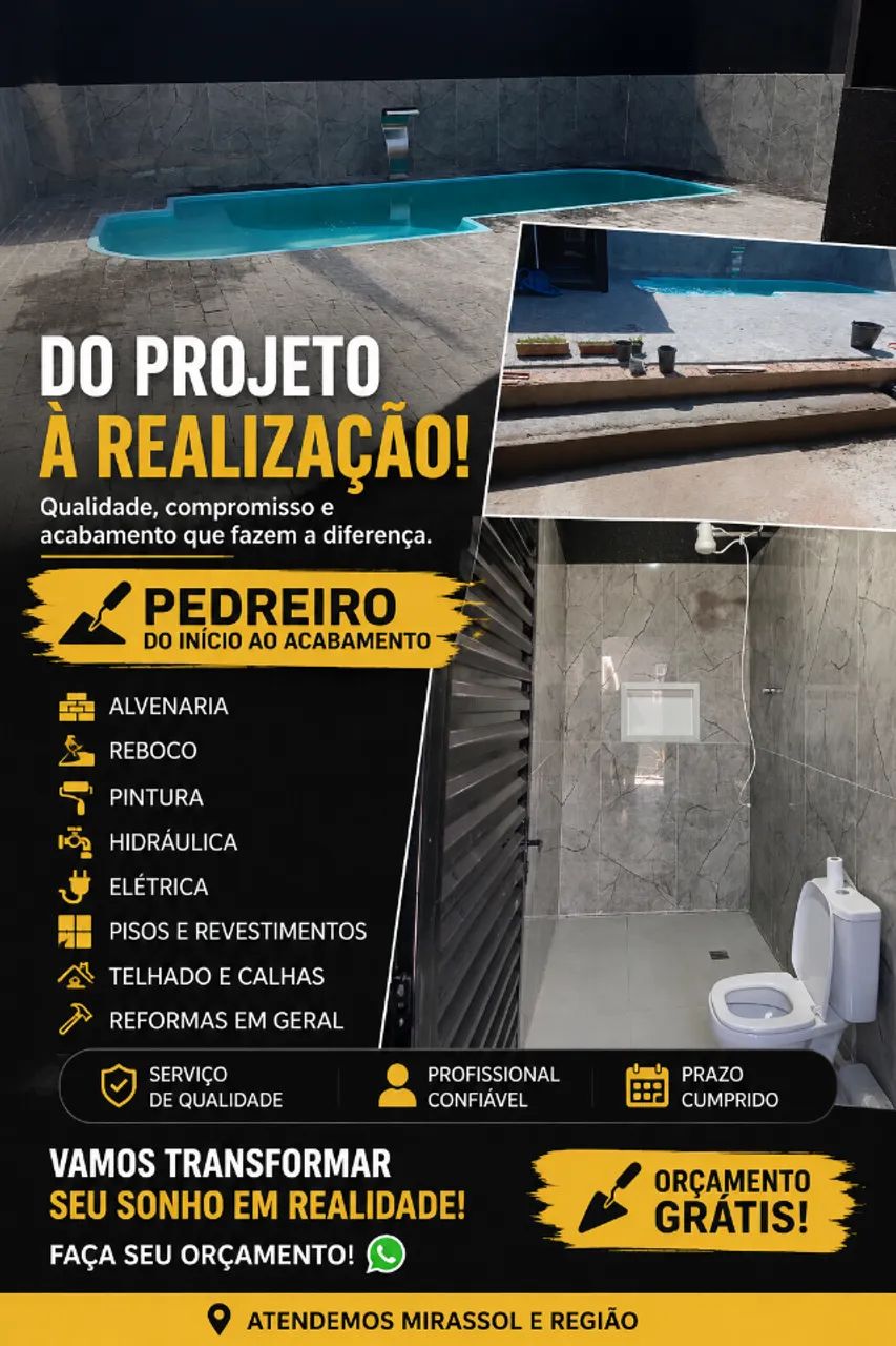 Pedreiro reforma em geral *