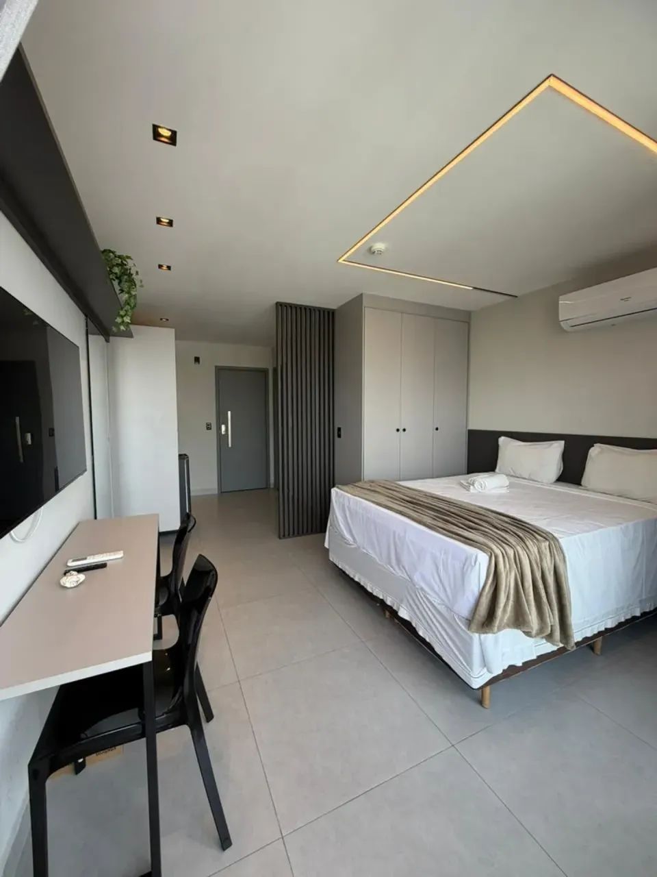 Flat Mobiliado & Decorado com Vista Mar em Manaíra | Rooftop & Coworking