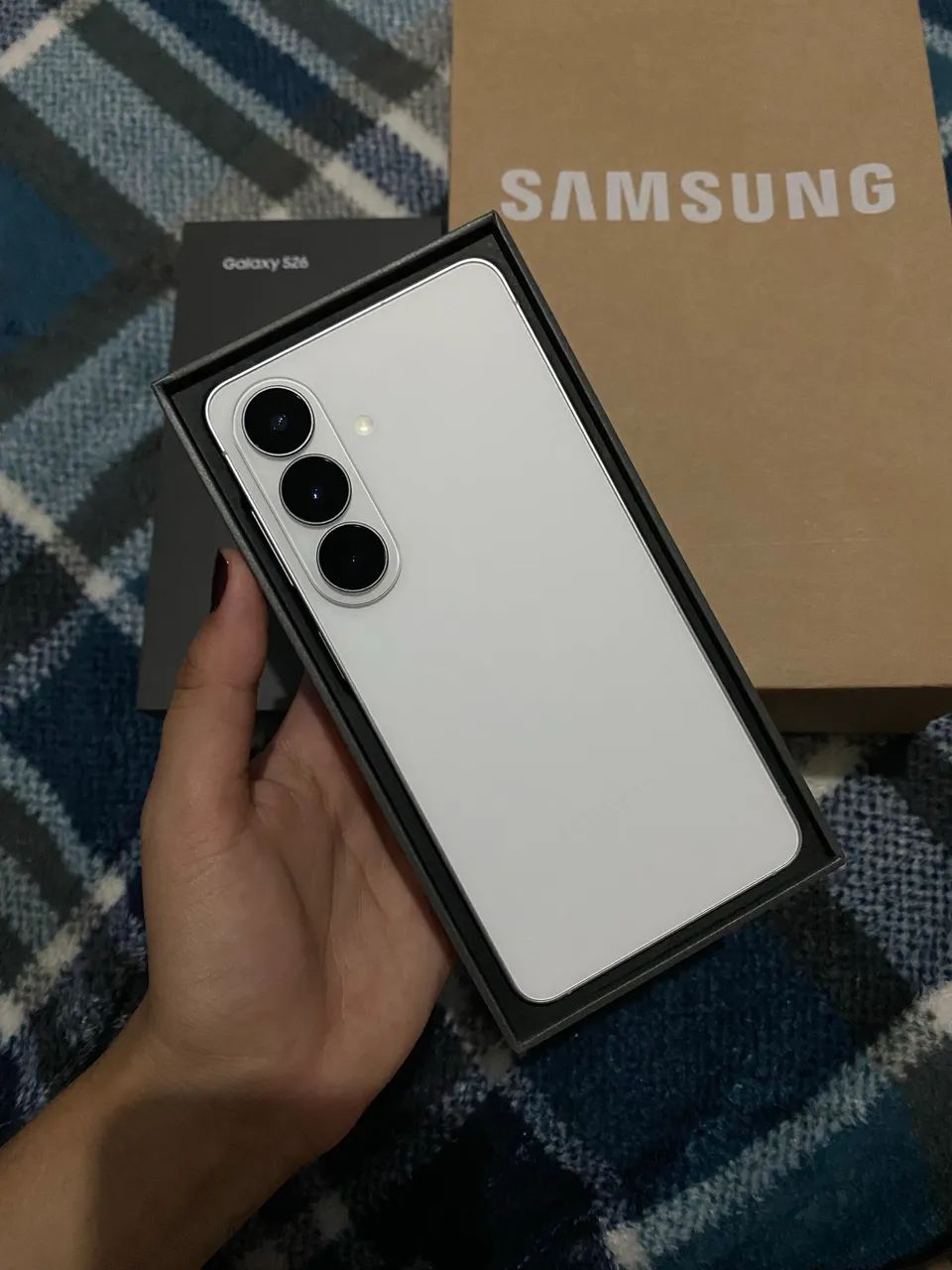 S26 256gb branco (Película de brinde