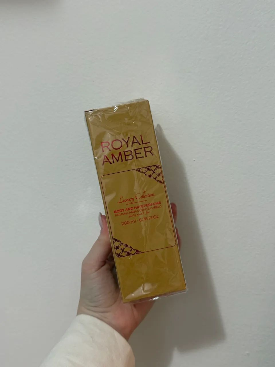 body splash árabe - royal amber shimmer 200ml - Foto 5
