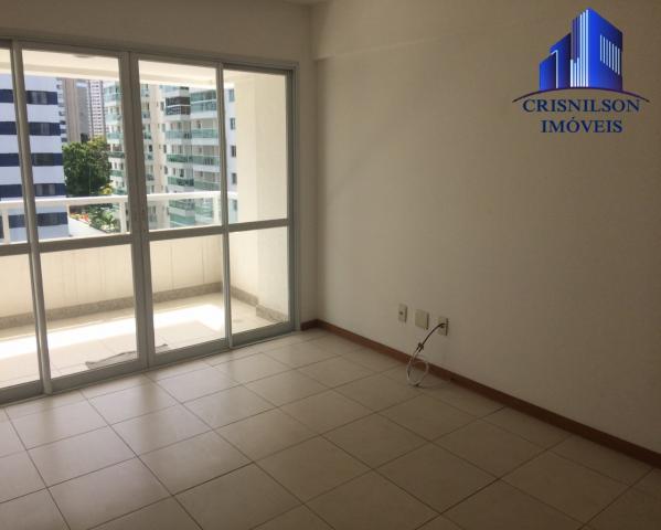Apartamento à venda prime ville, alphaville i salvador, nascente, 2/4 sendo 1 suíte, 2 gar
