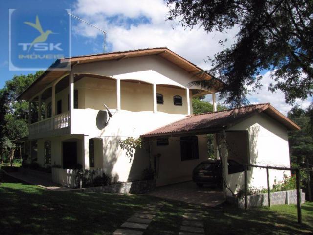 Ch0177 - chácara agudos do sul 7.500 m² sobrado triplex uma nascente impressionante