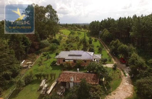 Ch0223 - chácara com 2 dormitórios à venda, 10935 m² por r$ 337.000 - zona rural - agudos
