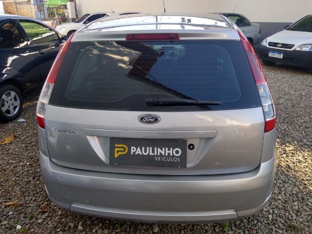 Ford Fiesta Prata 07/08 1.0 Ar/Vidro/Trava Conservado! - Foto 2