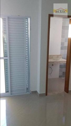 Apartamento com 3 dormitórios à venda, 90 m² por r$ 420.000 - parque das nações - santo an - Foto 6