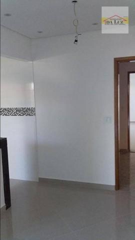 Apartamento com 3 dormitórios à venda, 90 m² por r$ 420.000 - parque das nações - santo an - Foto 8