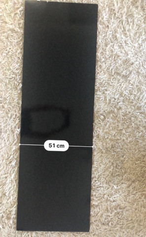 Tampo para balcão/ gabinete em MDF (fórmica imitação de granito preto) - Foto 2
