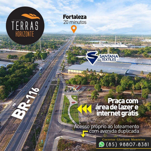 Terras Horizonte no Ceará Lote (Invista já) !%%%