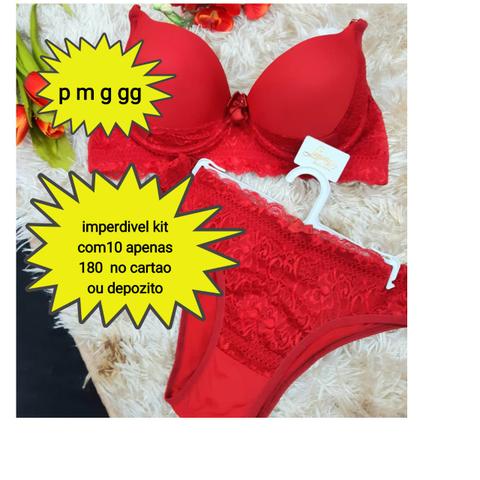 Conjunto ligerie reforçado p m g gg atacado com 10 conjunto 180 fret grates