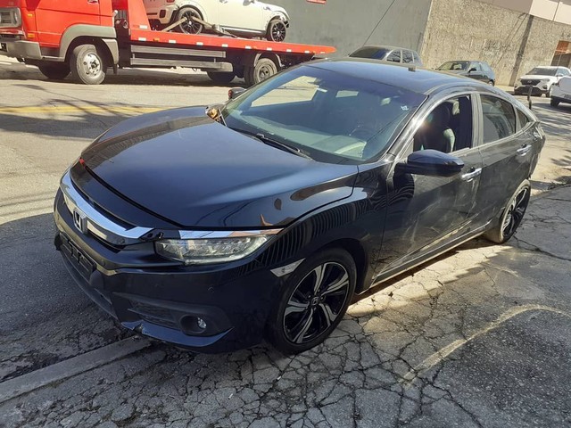 Motor Câmbio Airbag Porta Farol Capô Lanterna Honda Civic 1.5 Turbo 2017 Sucata - Foto 2
