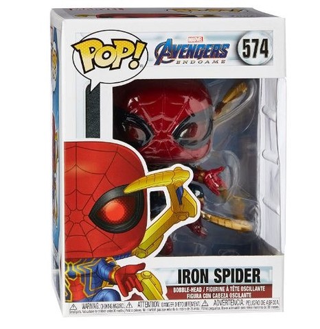 Funko Pop Marvel Iron Spider C Manopla Avengers Endgame 574 - Foto 2