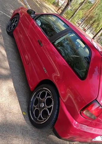 GOL GTI VERMELHO TURBO! ARO 18