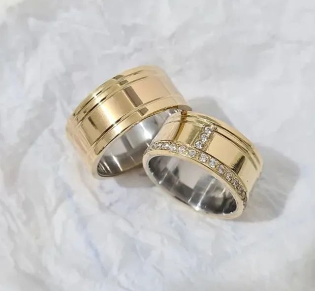 PAR DE ALIANÇAS CASAMENTO  - Foto 2