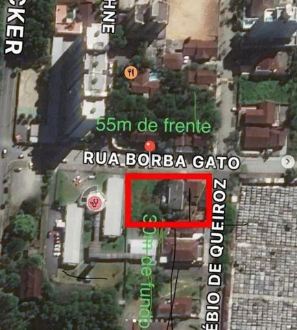 Terreno rua Borba Gato