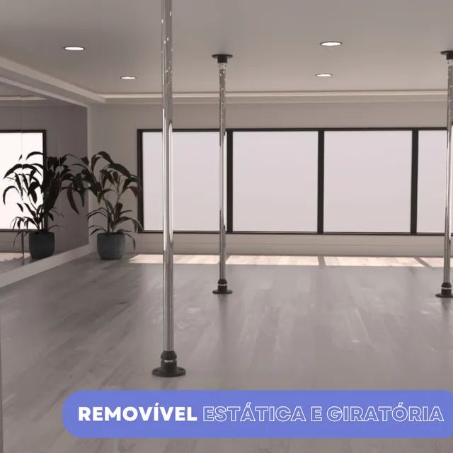 BARRA DE POLE DANCE REMOVÍVEL GIRATÓRIA QUICK LOCK - Gaia Pole %