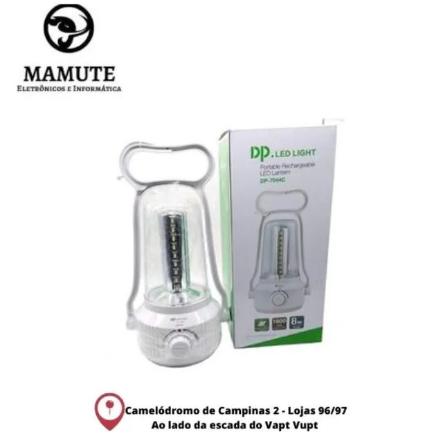 Lanterna Lampião Recarregável Dp-7044c