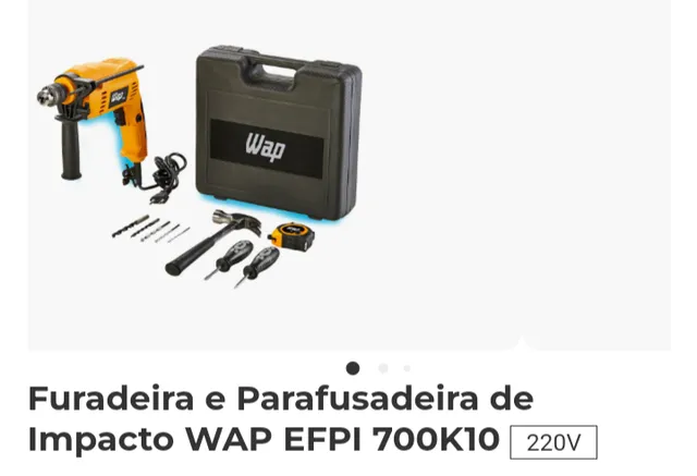 Furadeira de impacto Wap efpi700k10 700k 110v
