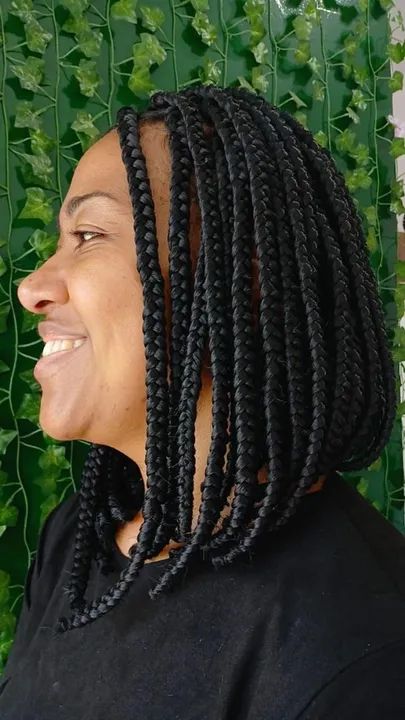Trança Box braids<br>R$320,00 com material - Foto 4