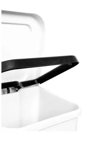 Lixeira 50 lts Resistente Retangular com Pedal  - Foto 4