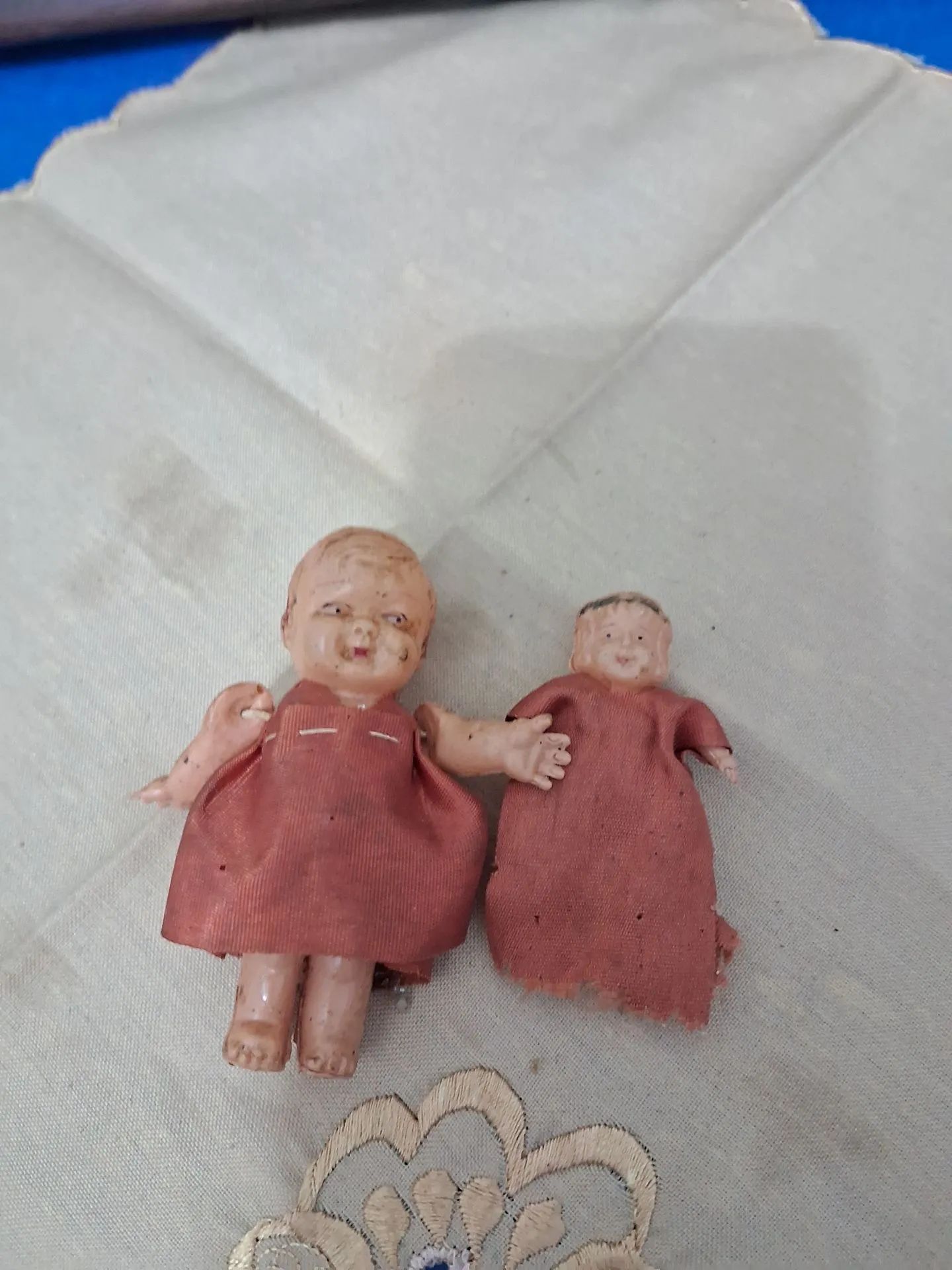 Antigos bonequinhos de celuloide