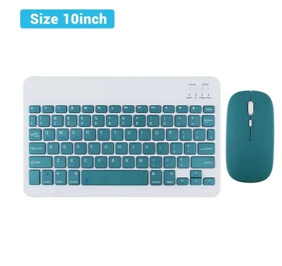 Mini Teclado Bluetooth Sem Fio e Mouse