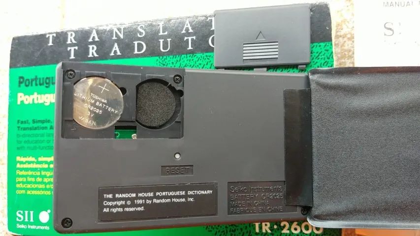 Agenda Eletrônica com tradutor e Calculadora Sii - TR 2600 Seiko Instruments - Foto 2