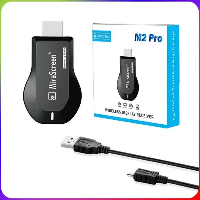 MiraScreen Transforme sua TV em Smart TV (tipo chromecast) Espelhamento de Tela Projetor W - Foto 3