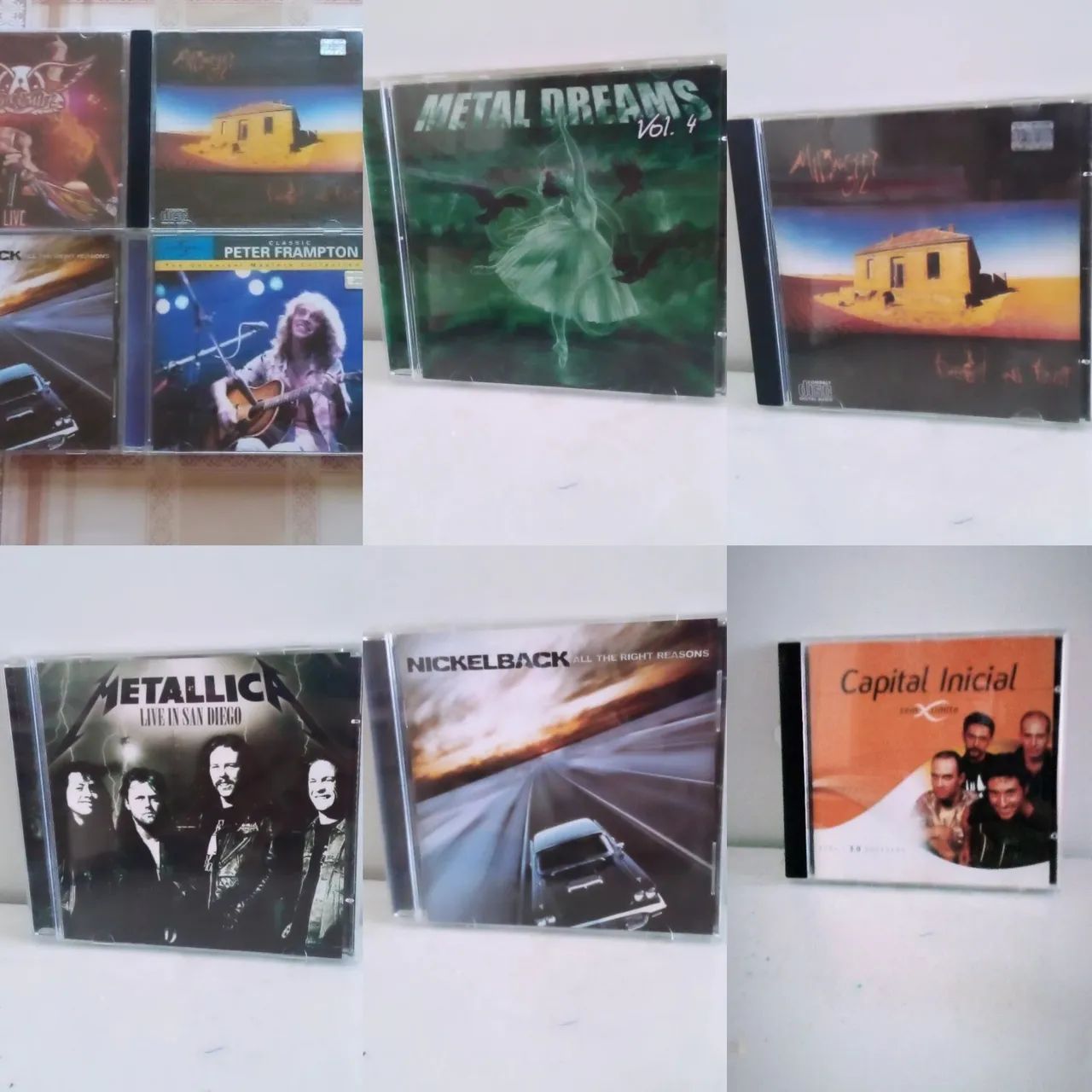 Cds nacionais e importados (rock, metal, pop, blues) - CDs, DVDs